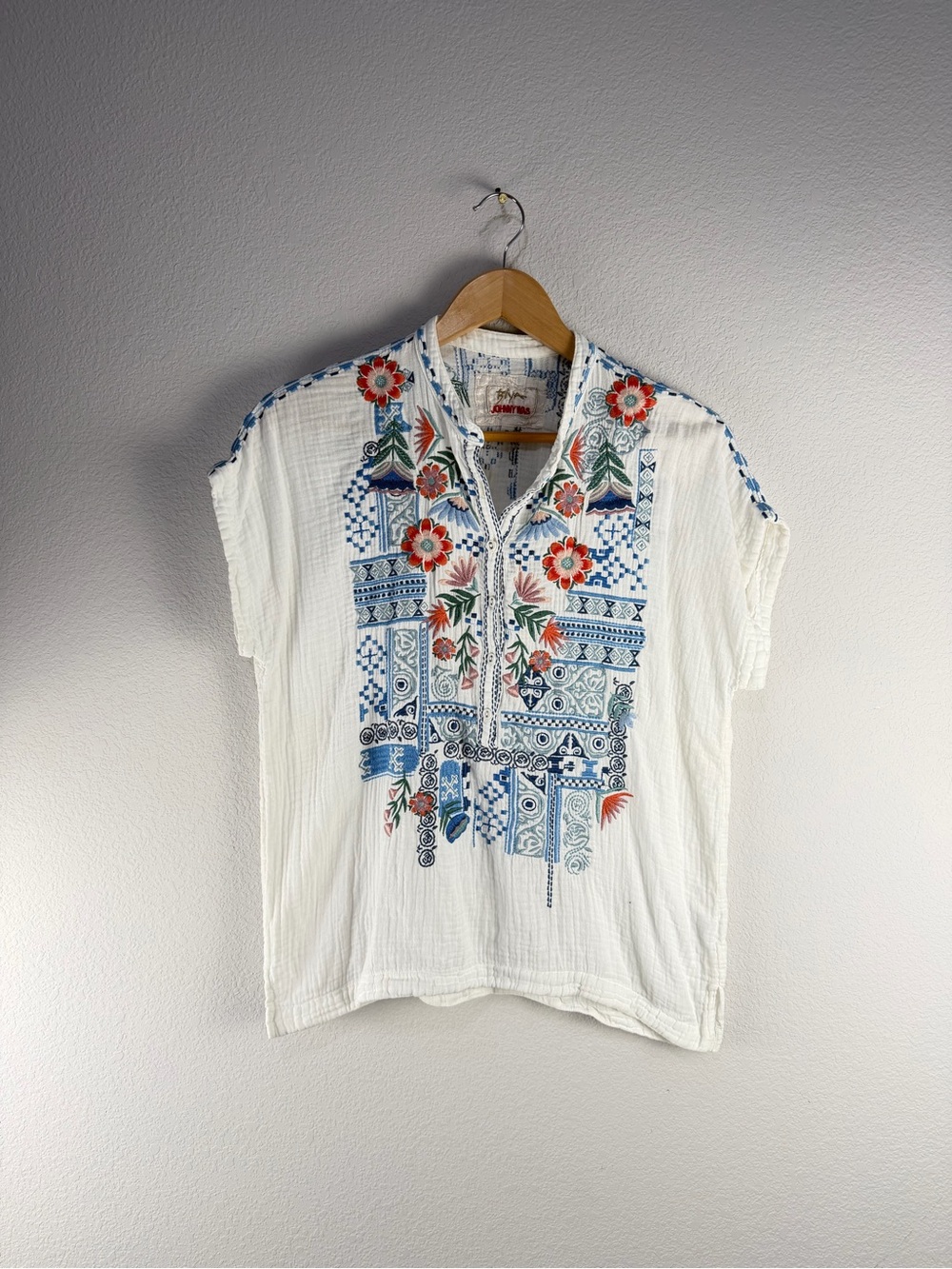 Johnny Was Chrisley Blouse Sz XS